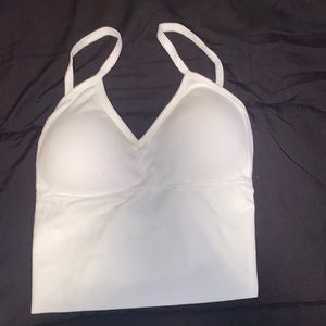 Medium compression tank tops with padding